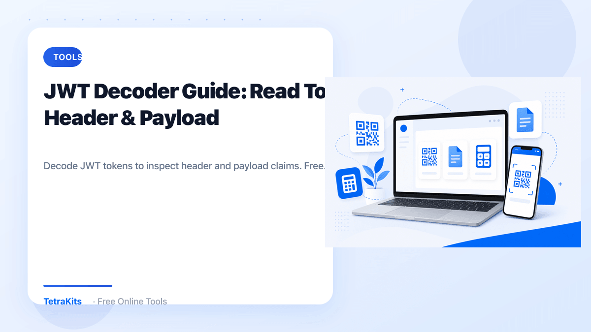 JWT token decoder — illustration