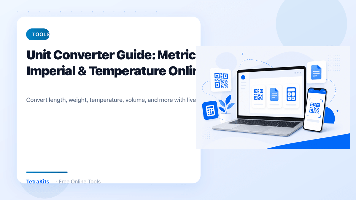 Unit converter for metric and imperial — illustration